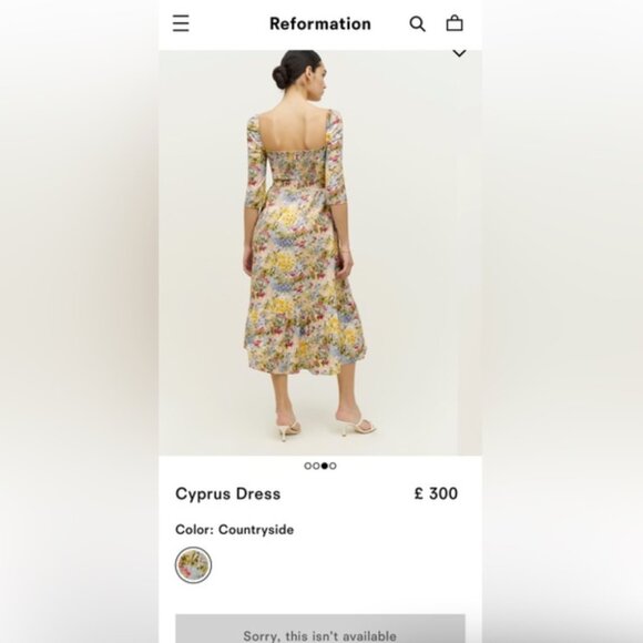 Reformation Cyprus Dress - Countryside - Picture 2 of 5